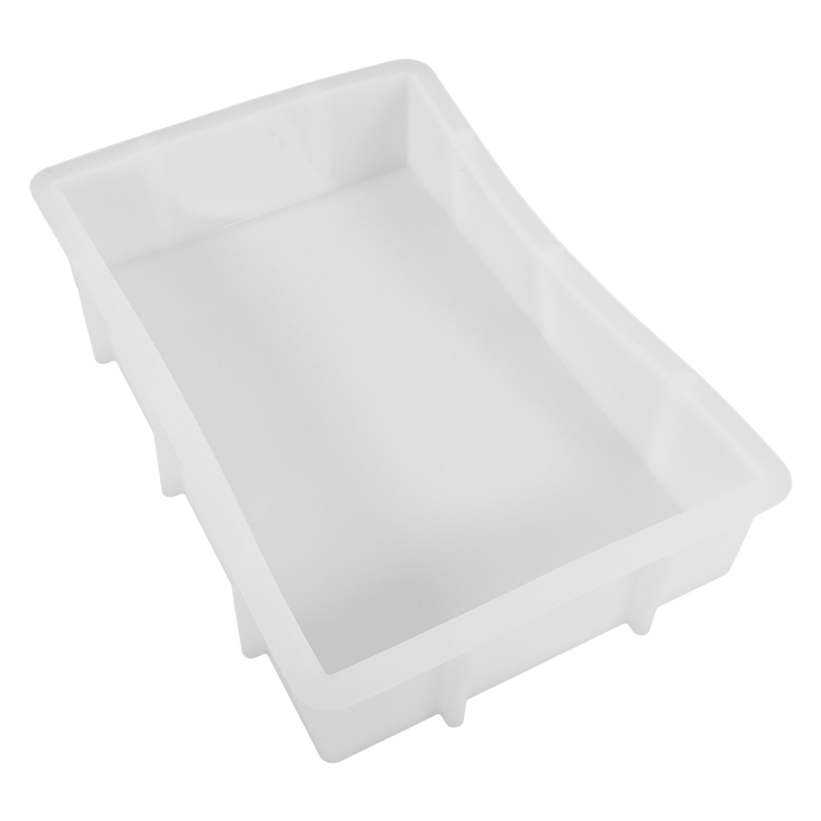 Silicone Mold Tray - Cetakan Silikon Resin Persegi Panjang Besar,
