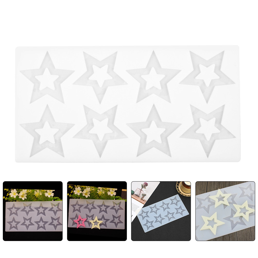 Silicone Mold Tray - Cetakan Kue Silikon Bentuk Bintang, Aman