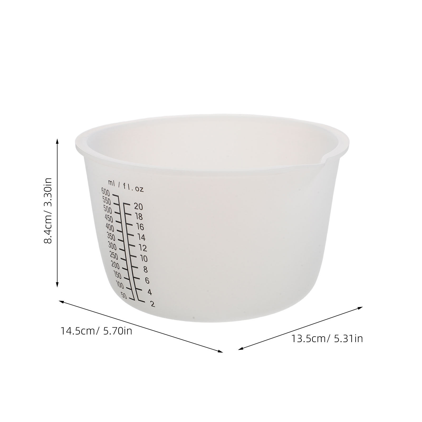 3 Buah Cangkir Tuang Resin Sil - Mixing Cup Silicone ulasan dan harga