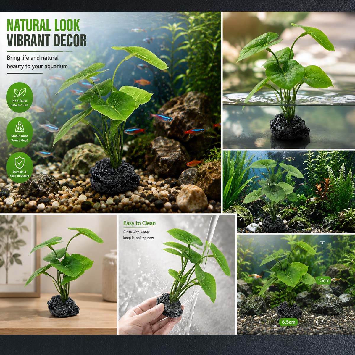 1 buah Tanaman Simulasi Akuari - Terrarium Moss Art ulasan dan harga