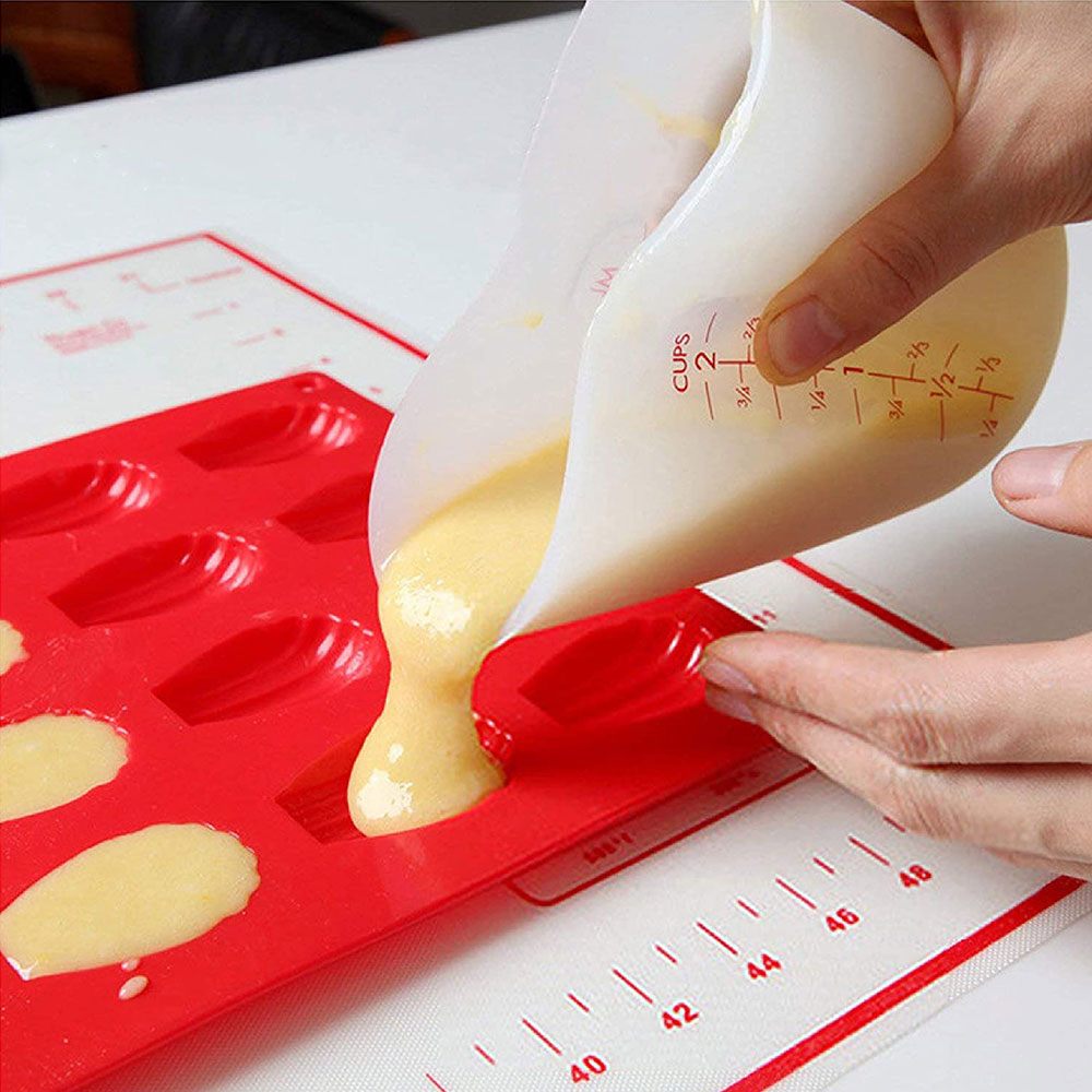 JCD gelas ukur silikon skala g - Mixing Cup Silicone ulasan dan harga