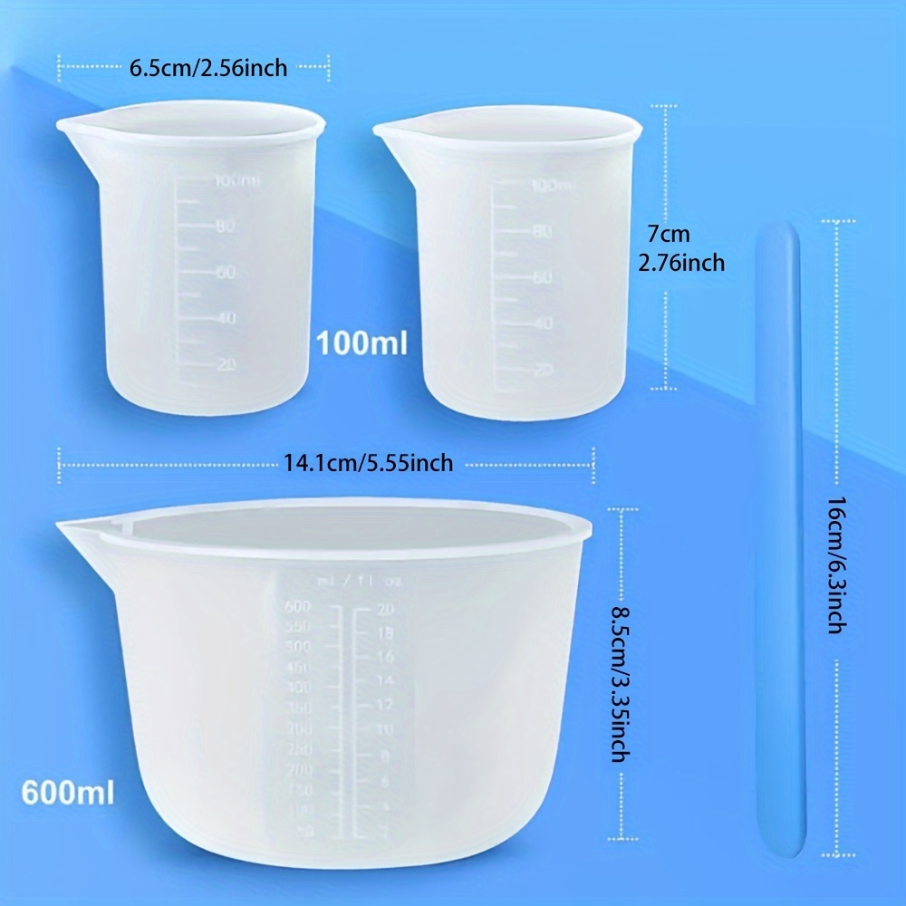 Cangkir Ukur Silikon, Perlengk - Mixing Cup Silicone ulasan dan harga