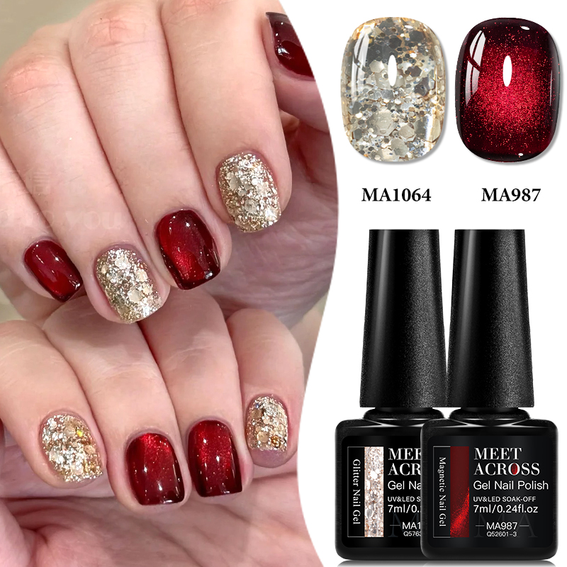 2pcs Set Kutek Gel Magnetik &  - Resin Glitter Pack ulasan dan harga