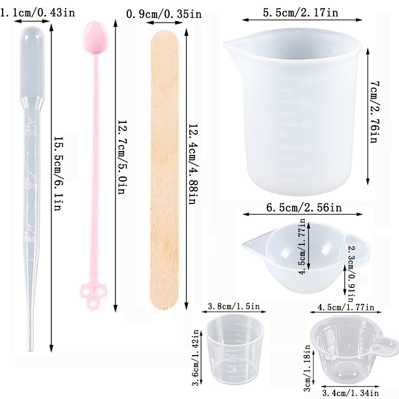 Peralatan Resin Epoksi Termasu - Mixing Cup Silicone ulasan dan harga