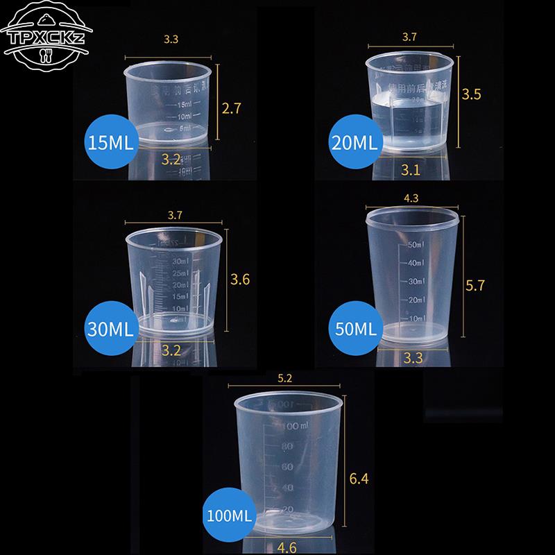 15Ml-500Ml Gelas Ukur Plastik  - Mixing Cup Silicone ulasan dan harga