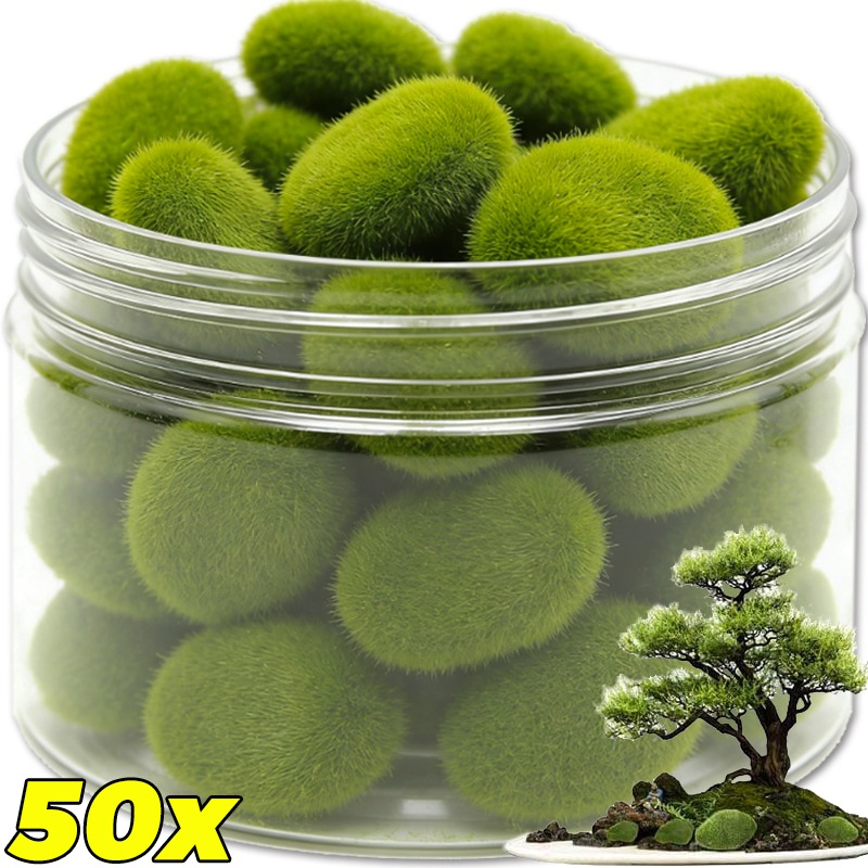 50/5 Buah Batu Lumut Busa Buat - Terrarium Moss Art ulasan dan harga