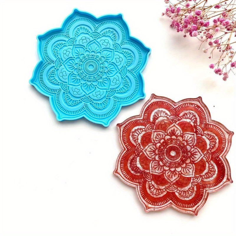 Mandala Coaster cetakan siliko - Silicone Mold Tray ulasan dan harga